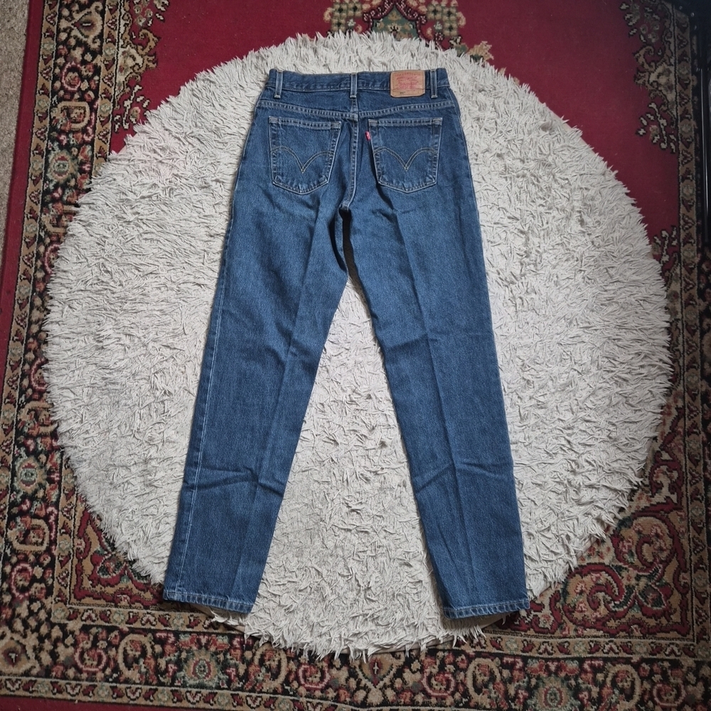 Womens Vintage Levis Jeans 550 Jean Classic Relaxed Size 10 Missy Long Blue ✨️💫 - Picture 9 of 13